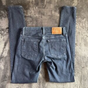 Polo Ralph Lauren Tompkins Skinny Jeans Women's Size 2 Dark Wash Denim